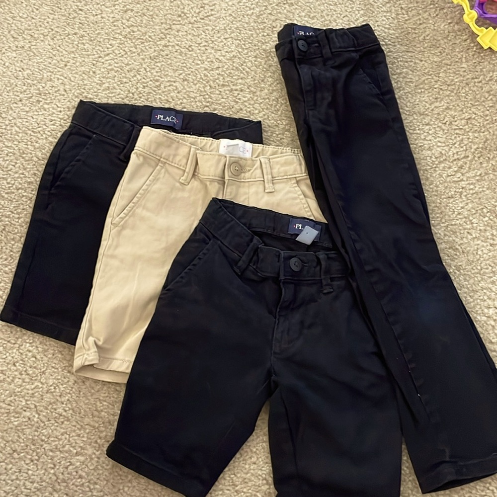 Children's place uniform bottoms bundle sized 5 SLIM
